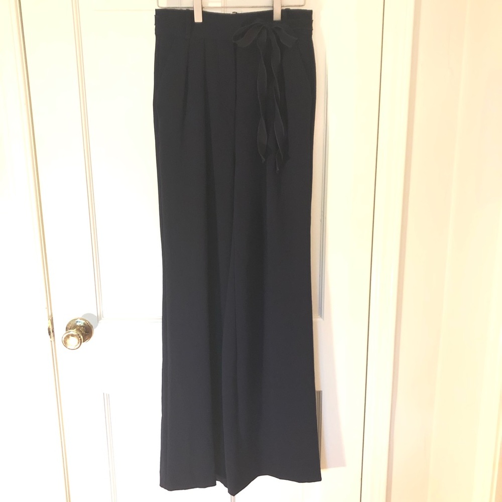 Rebecca Taylor high-waisted, wise leg trousers